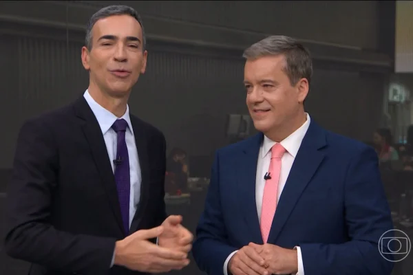 Despedida ao vivo: César Tralli deixa o JH e apresenta sucessor; veja