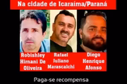 Homem é preso e carro é apreendido durante buscas por desaparecidos no Paraná