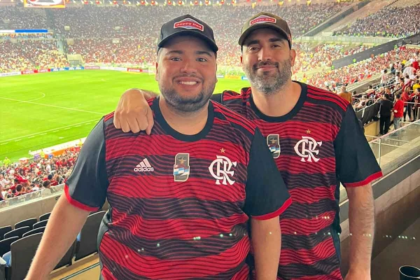Foto de Gabriel Poncio e Sam Shahidi