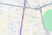 Segundo o aplicativo, o registro é de 1,3 km de congestionamento