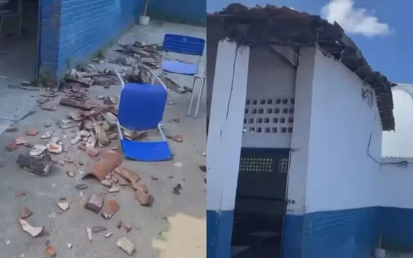 desabamento em escola