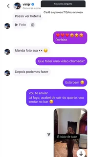 Supostas conversas entre Vini Jr. e Day