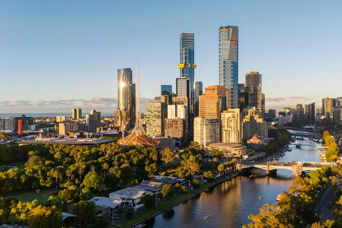 Melbourne, na Austrália, aparece na terceira colocação da lista Melbourne, na Austrália, aparece na terceira colocação da lista