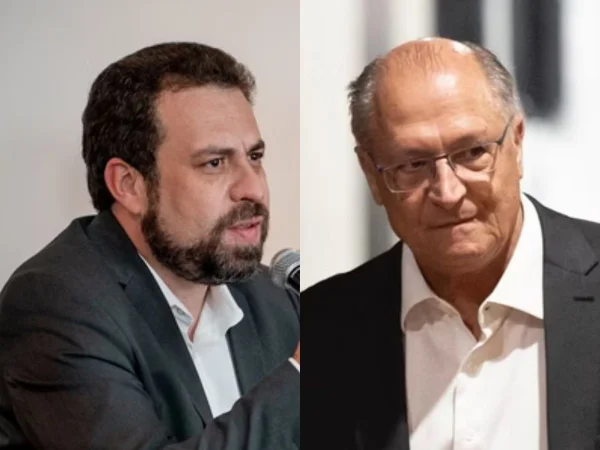 Guilherme Boulos e Geraldo Alckmin