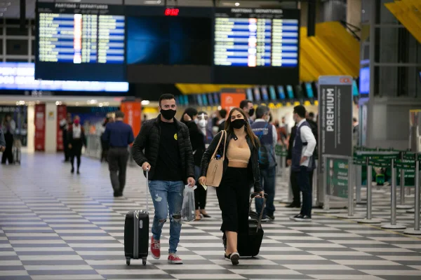 Movimentação de passageiros no aeroporto de Congonhas, em outubro de 2020