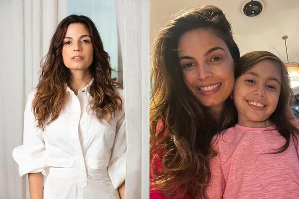 Montagem com fotos de Emanuelle Araújo e sua sobrinha, Sofia, de 8 anos - Metrópoles