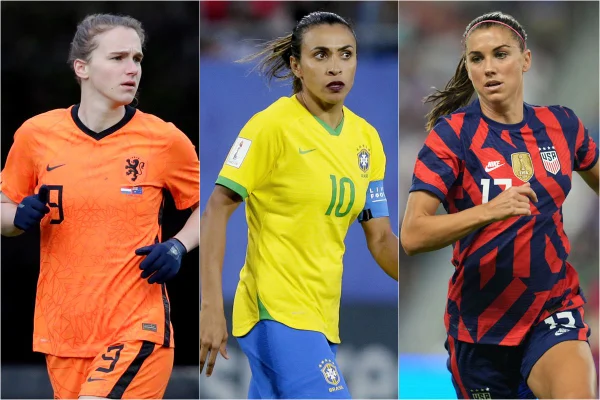 Miedema, Marta e Alex Morgan