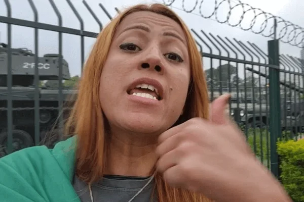 Bolsonarista Ana Priscila Azevedo / reprodução Metrópoles