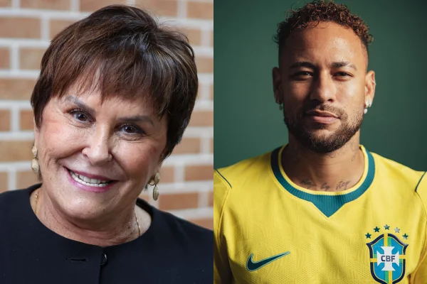 montagem com fotos de márcia sensitiva e neymar - metrópoles