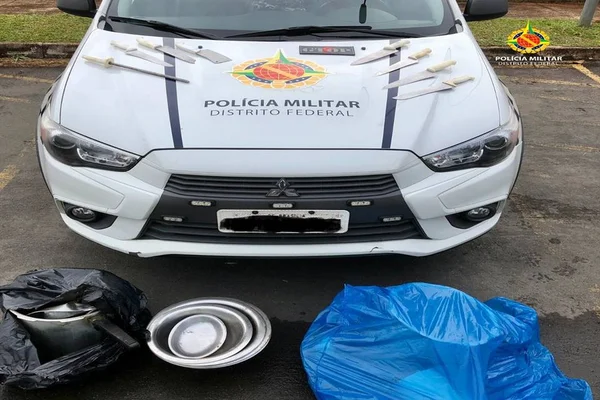 Homem é preso pela 2ª vez após furto de facas e panelas na Asa Norte