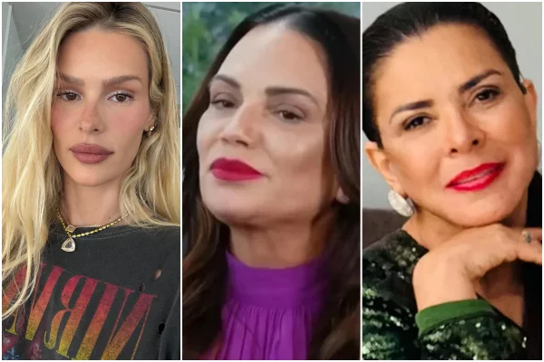 Yasmin Brunet, Luiza Brunet e Mara Maravilha