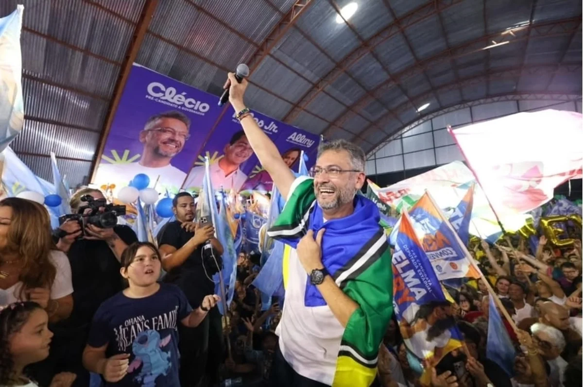 Clécio Luís durante convenção no Amapá Clécio Luís durante convenção no Amapá