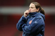Laura Harvey é ex-treinadora do Arsenal Laura Harvey é ex-treinadora do Arsenal
