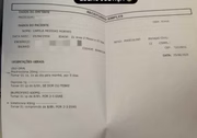 O receituário passado para Camila foram de quatro remédios