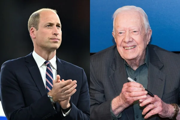Príncipe William e Jimmy Carter