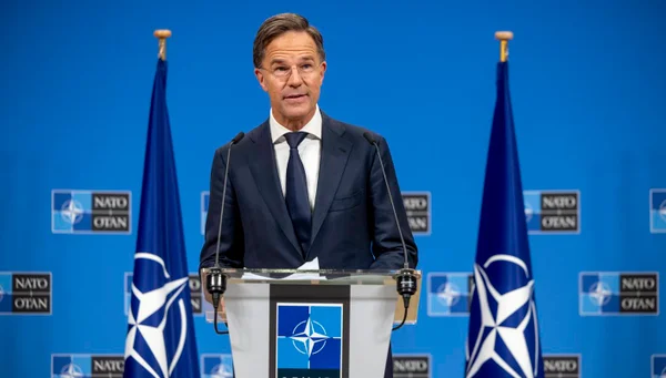 Imagem colorida mostra o secretário-geral da Otan, Mark Rutte - Metrópoles