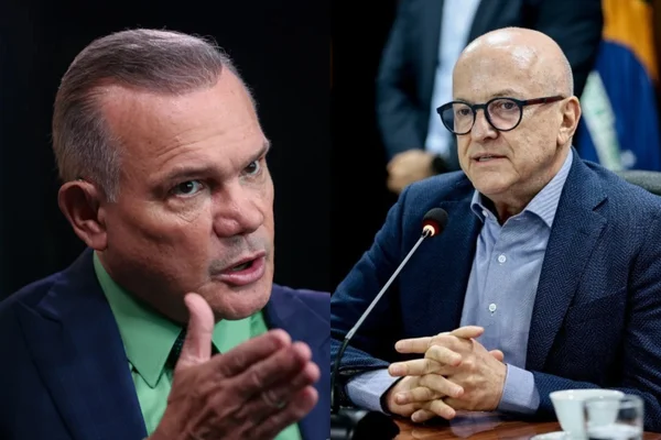 Imagem colorida de montagem de candidatos