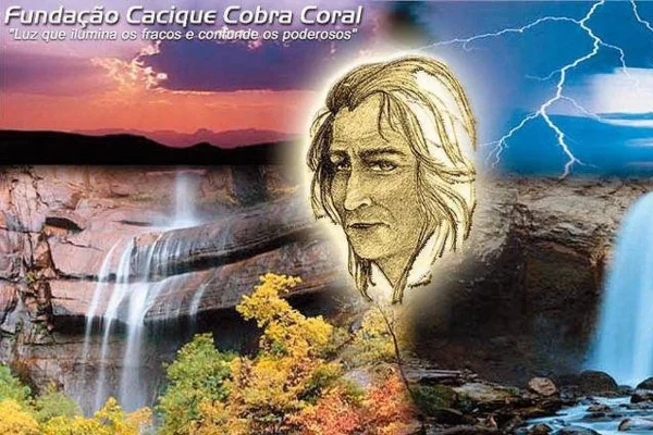 imagem colorida fundação cacique cobra coral