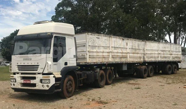 Bi-trem Iveco leilão PCDF