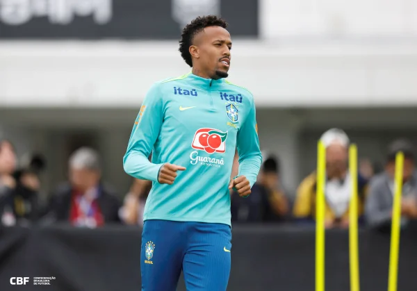 Foto colorida de Éder Militão, da Seleção Brasileira - Metrópoles