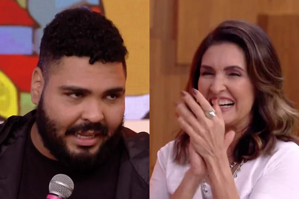 Paulo Vieira faz "Big Terapia" com Fátima Bernardes no Encontro - Metrópoles