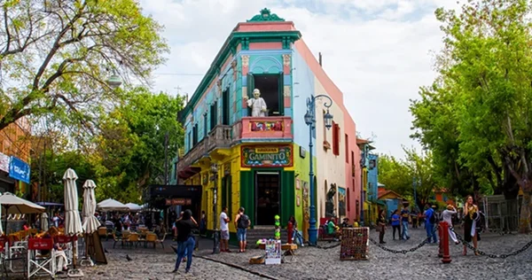Prédio no Caminito, em Buenos Aires, Argentina
