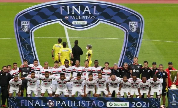 São Paulo, campeão Paulista de 2021, em final contra o Palmeiras