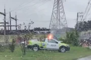 Trânsito: poste cai e rompe adutora da Sabesp no Trevo de Bonsucesso - imagem 2