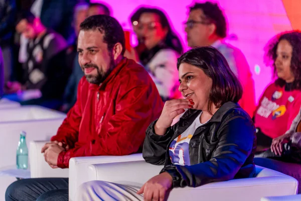 *************Guilherme Boulos e Natalia Szermeta, sua esposa