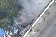 Barracos foram destruídos pelo fogo
