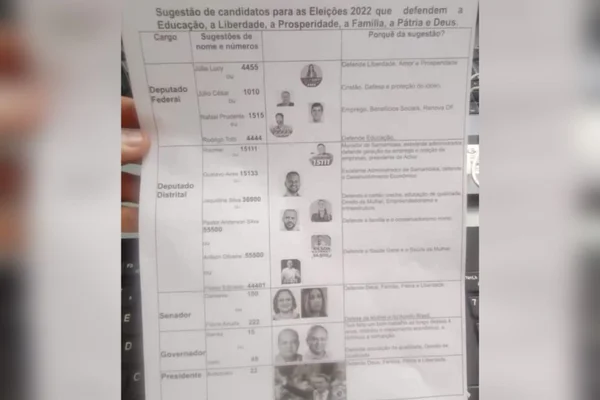 Diretor que levou alunos a Bolsonaro sugeriu a professores voto em governistas