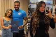Davi Brito, Emily Araujo e  Emilly Amorim