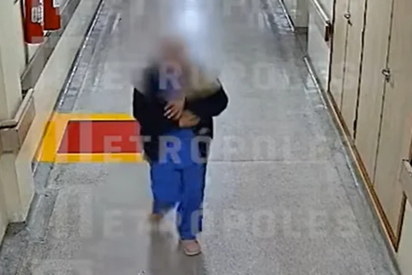 Câmeras flagraram técnica tentando sequestrar bebê em hospital do DF
