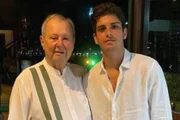 O contraventor Luizinho Drumond e o neto, João Drumond O contraventor Luizinho Drumond e o neto, João Drumond