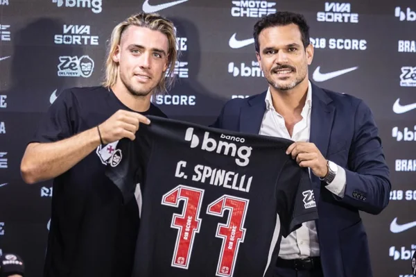 Vasco: Spinelli é apresentado e busca repetir temporada de Rayan