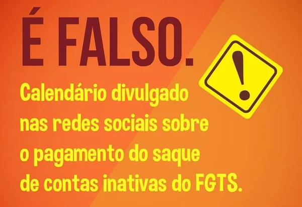 E-mail falso sobre saques do FGTS é usado para roubar senha de banco