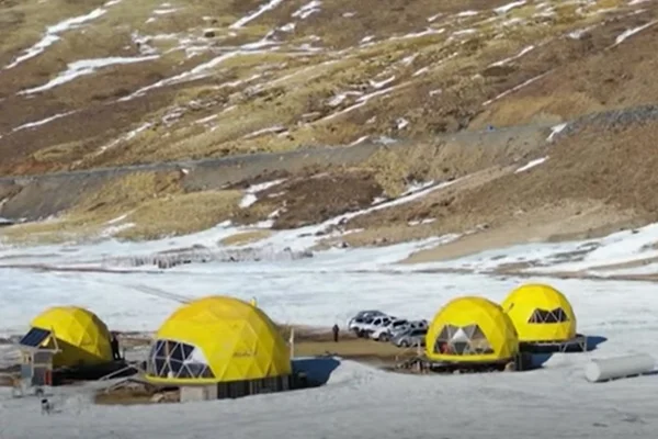 Seca de neve na Argentina