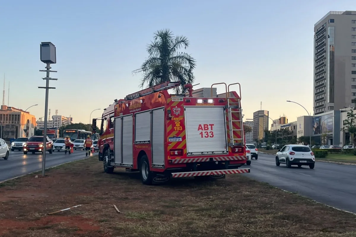 Menina é atropelada enquanto vendia pipoca na W3 Norte