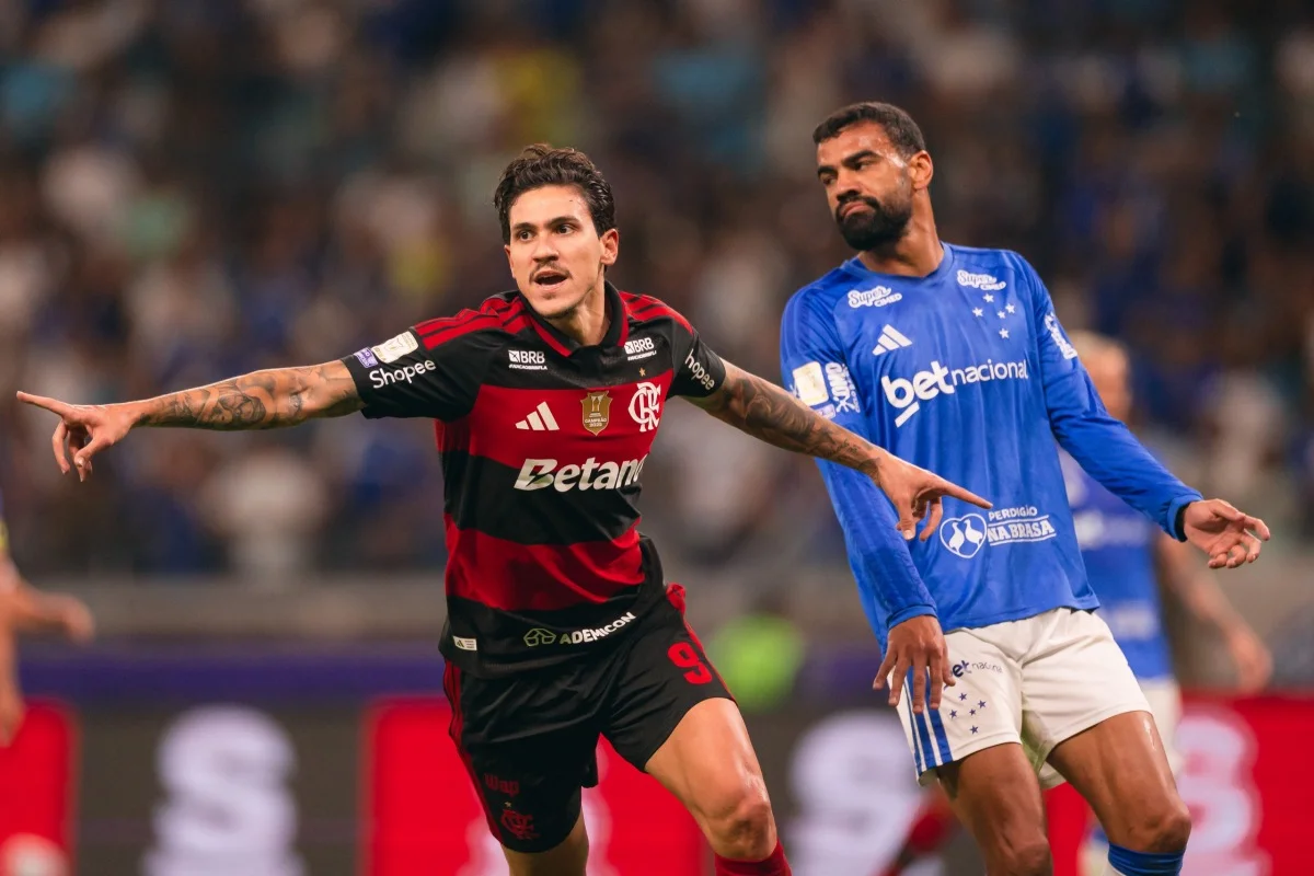Pedro marcou para o Flamengo Pedro marcou para o Flamengo