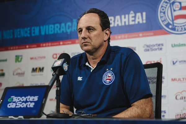 Imagem colorida de Rogério Ceni, técnico do Bahia- Metrópoles