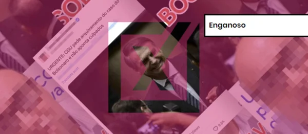 Captura de tela de post sobre o cartão de vacina de Bolsonaro
