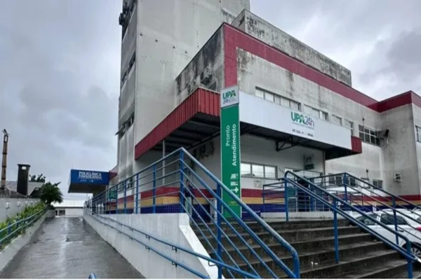 Imagem colorida, UPA que criança foi levada morta em SC - Metrópoles