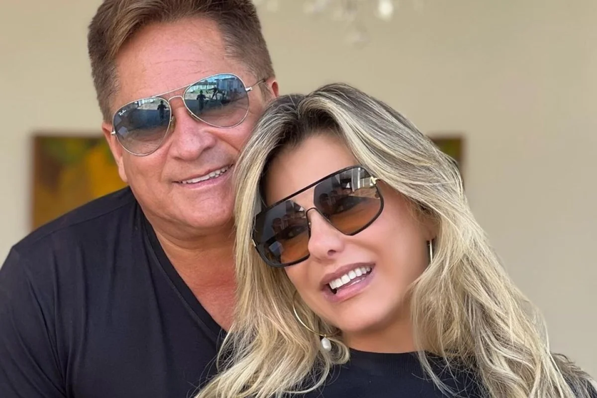 Poliana Rocha e Leonardo estão juntos desde 1995 Poliana Rocha e Leonardo estão juntos desde 1995
