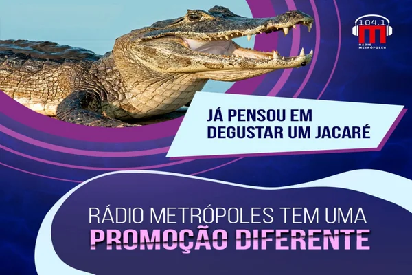 Ouvintes saboreiam jacaré por conta da Rádio Metrópoles 