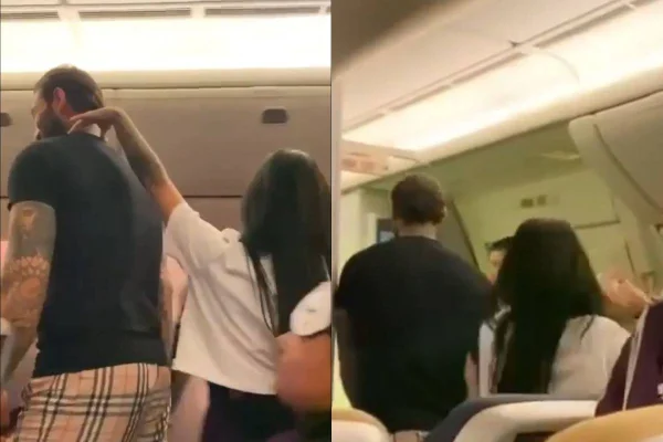 Vídeo mostra MC Mirella e Lucas Lucco curtindo juntos em avião. Veja!