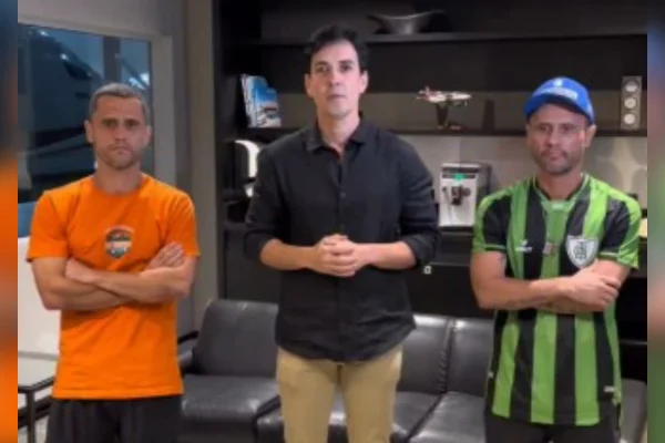 Gleidson Azevedo, Euclydes Pettersen e Cleitinho Azevedo