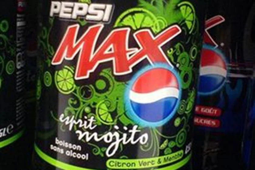 Sabor mojito, vendido no Japão e na Itália Sabor mojito, vendido no Japão e na Itália