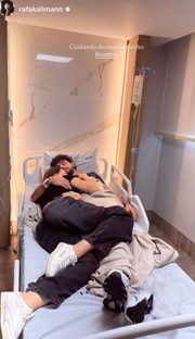 Rafa Kalimann acompanha Nattan ao hospital após mal-estar: "Cuidando"