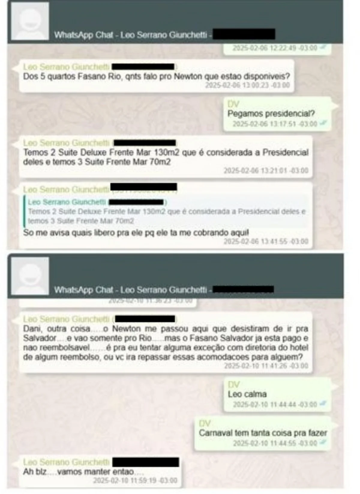 Vorcaro reservou mansão de R$ 250 milhões para ministro “KN” no Carnaval - imagem 6 Vorcaro reservou mansão de R$ 250 milhões para ministro “KN” no Carnaval - imagem 6