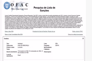 Lista de sanções